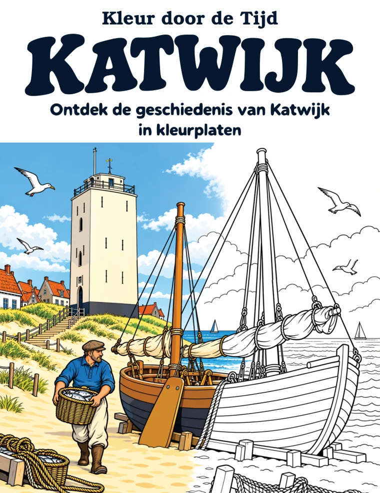 Omslag Kleur door de Tijd: Katwijk